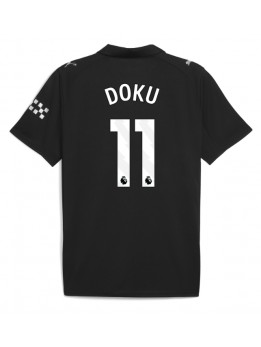 Moški Nogometna dresi replika Manchester City Jeremy Doku #11 Gostujoči 2025-26 Kratek rokav